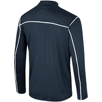 Men's Colosseum Navy Georgetown Hoyas Cameron Quarter-Zip Windshirt