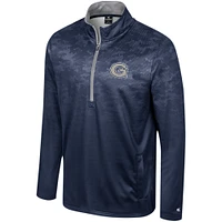 Men's Colosseum  Navy Georgetown Hoyas The Machine Half-Zip Jacket
