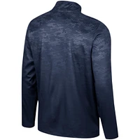 Men's Colosseum  Navy Georgetown Hoyas The Machine Half-Zip Jacket