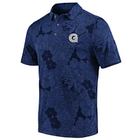 Men's Tommy Bahama  Navy Georgetown Hoyas Miramar Blooms Polo