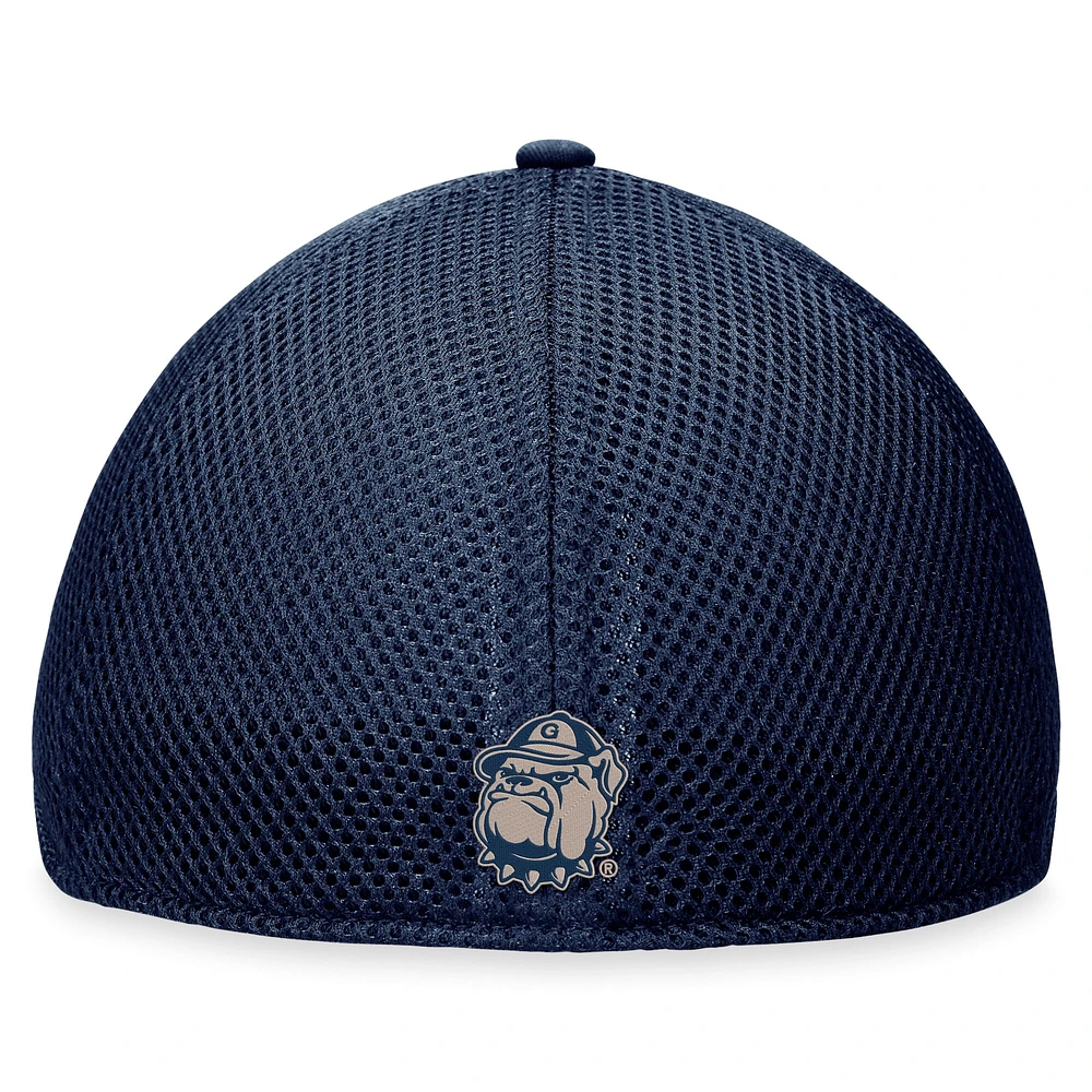 Men's Top of the World Navy Georgetown Hoyas Spacer Flex Hat