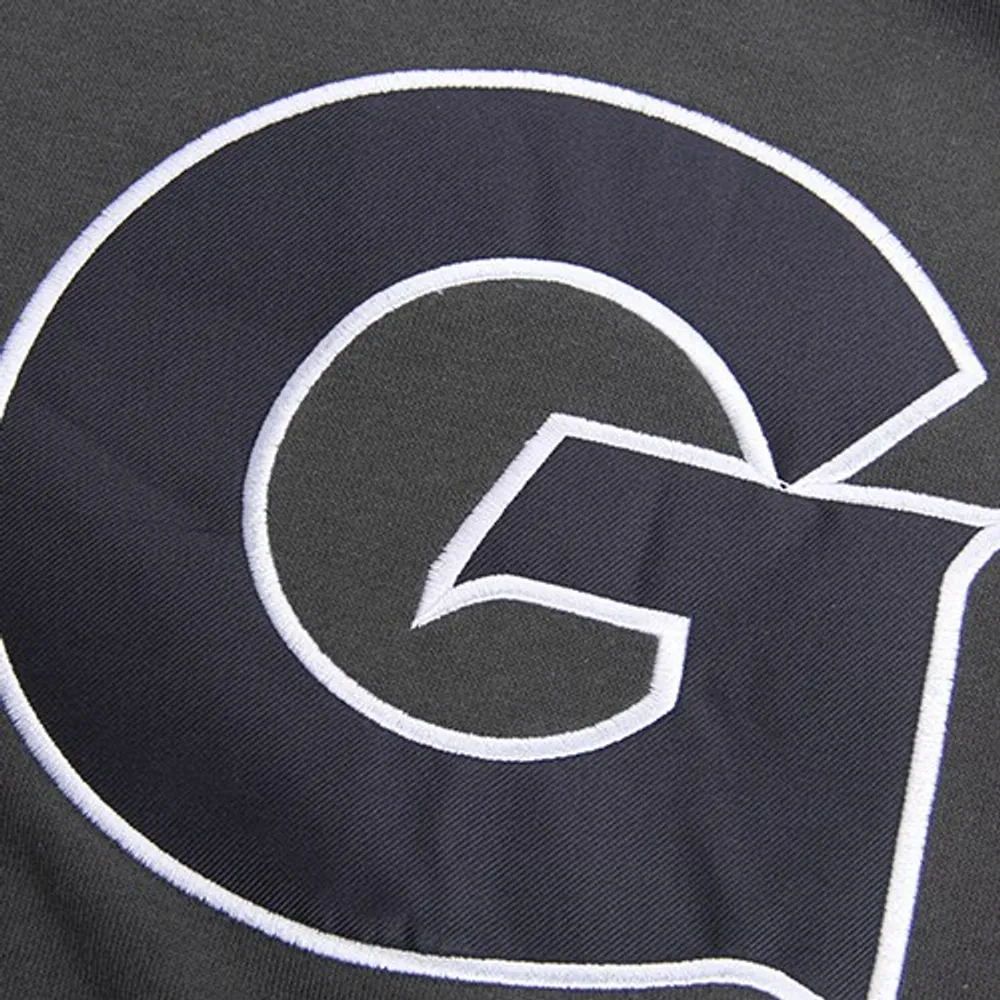 Youth Stadium Athletic Charcoal Georgetown Hoyas Big Logo Pullover Hoodie
