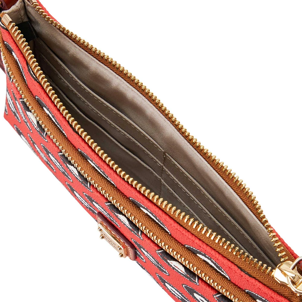 Dooney & Bourke Georgia Bulldogs Signature Double-Zip Wristlet