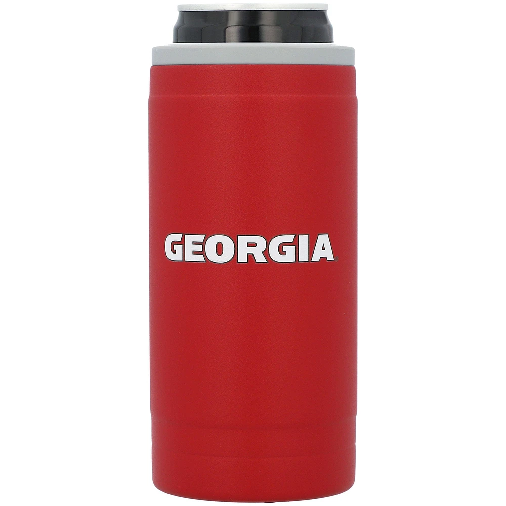 Georgia Bulldogs 12oz. Flipside Powdercoat Slim Can Cooler
