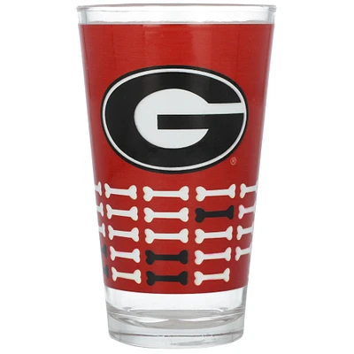 Bouledogues de Géorgie 16 oz. Verre à pinte Héritage