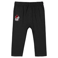 Infant Black Georgia Bulldogs Double Up Long Sleeve Bodysuit & Pant Set