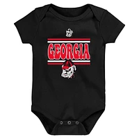 Infant Georgia Bulldogs Sunday Comics 3-Pack Bodysuit Set