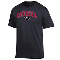Men's Champion  Black Georgia Bulldogs Arch Over Logo T-Shirt