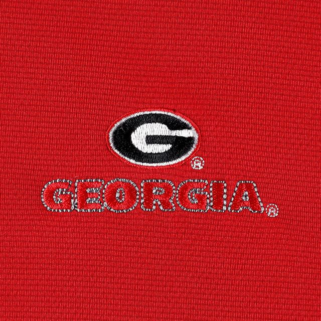 Veste Columbia Red Georgia Bulldogs Shotgun 2.0 Omni-Wick quart-zip pour homme
