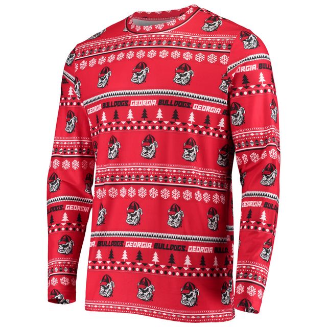 Concepts Sport pour homme Georgia Bulldogs Ugly Sweater Knit Haut à manches longues et ensemble pantalon