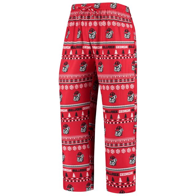 Concepts Sport pour homme Georgia Bulldogs Ugly Sweater Knit Haut à manches longues et ensemble pantalon