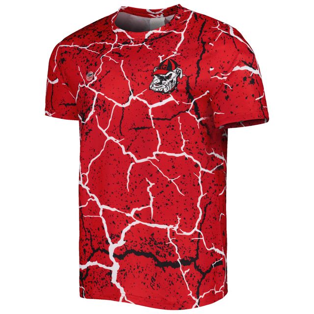 T-shirt Dyme Lyfe Georgia Bulldogs Storm pour homme, rouge