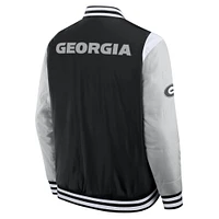 Men's Fanatics  Black Georgia Bulldogs Elements Elite Full-Snap Jacket