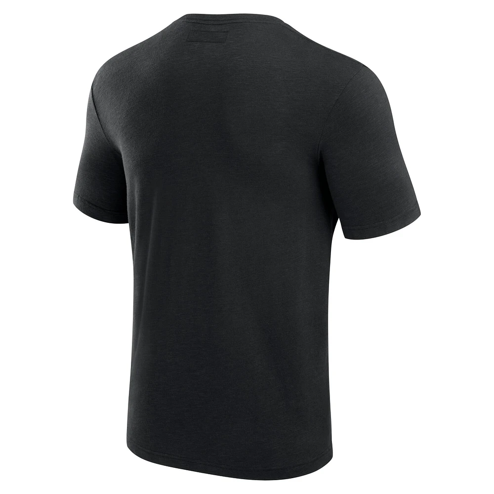 T-shirt noir en modal pour hommes, Fanatics, Georgia Bulldogs, Front Office
