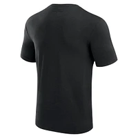 T-shirt noir en modal pour hommes, Fanatics, Georgia Bulldogs, Front Office