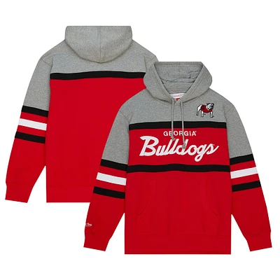 Men's Mitchell & Ness Georgia Bulldogs Head Coach Pullover Hoodie