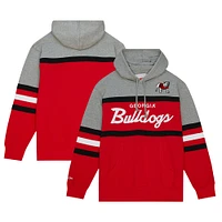 Men's Mitchell & Ness Georgia Bulldogs Head Coach Pullover Hoodie