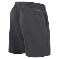 Men's Nike Anthracite Georgia Bulldogs 2024 Sideline Performance Shorts