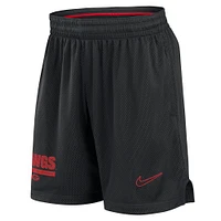 Men's Nike Black Georgia Bulldogs 2024 Sideline Performance Mesh Shorts