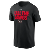 Men's Nike Black Georgia Bulldogs Local Ultimate Chant T-Shirt