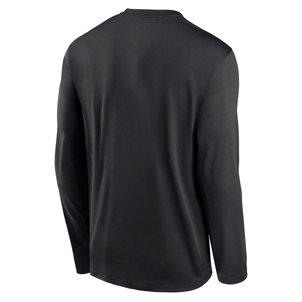 Men's Nike Black Georgia Bulldogs Primetime Alternate Logo Legend Long Sleeve T-Shirt