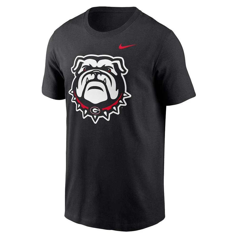 T-shirt Nike noir avec logo alternatif des Georgia Bulldogs pour hommes