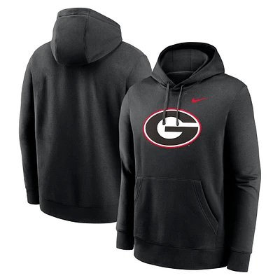 Men's Nike Georgia Bulldogs Primetime Club Fleece Pullover Hoodie