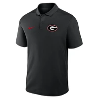 Men's Nike Black Georgia Bulldogs Primetime Victory Primary Logo Performance Polo