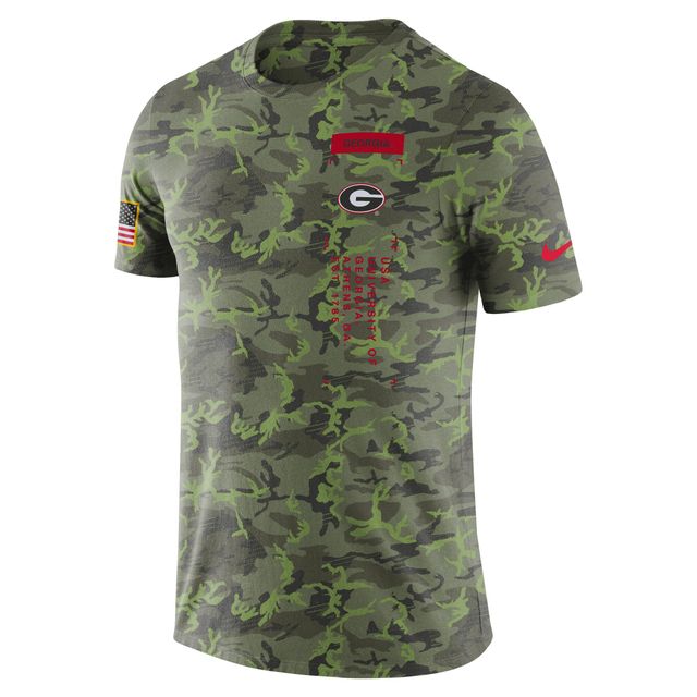 T-shirt militaire Nike Georgia Bulldogs pour homme