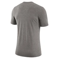 T-shirt rétro à trois mélanges Nike pour hommes, gris chin
