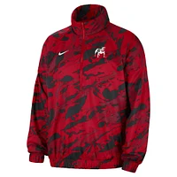 Men's Nike  Red Georgia Bulldogs Anorak Half-Zip Jacket