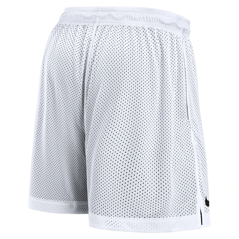 Men's Nike White/Black Georgia Bulldogs Primetime Reversible Performance Shorts