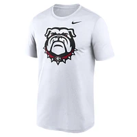 Men's Nike White Georgia Bulldogs Primetime Legend Alternate Logo T-Shirt