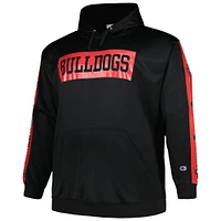 Men's Profile Black Georgia Bulldogs Big & Tall Fleece Pullover Hoodie