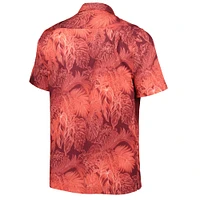 Men's Tommy Bahama Red Georgia Bulldogs Coast Luminescent Fronds Camp Button-Up Shirt