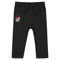 Newborn & Infant Georgia Bulldogs Double Up Long Sleeve Bodysuit Pant Set