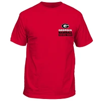 Unisex Red Georgia Bulldogs Feed The Trees Baseball T-Shirt