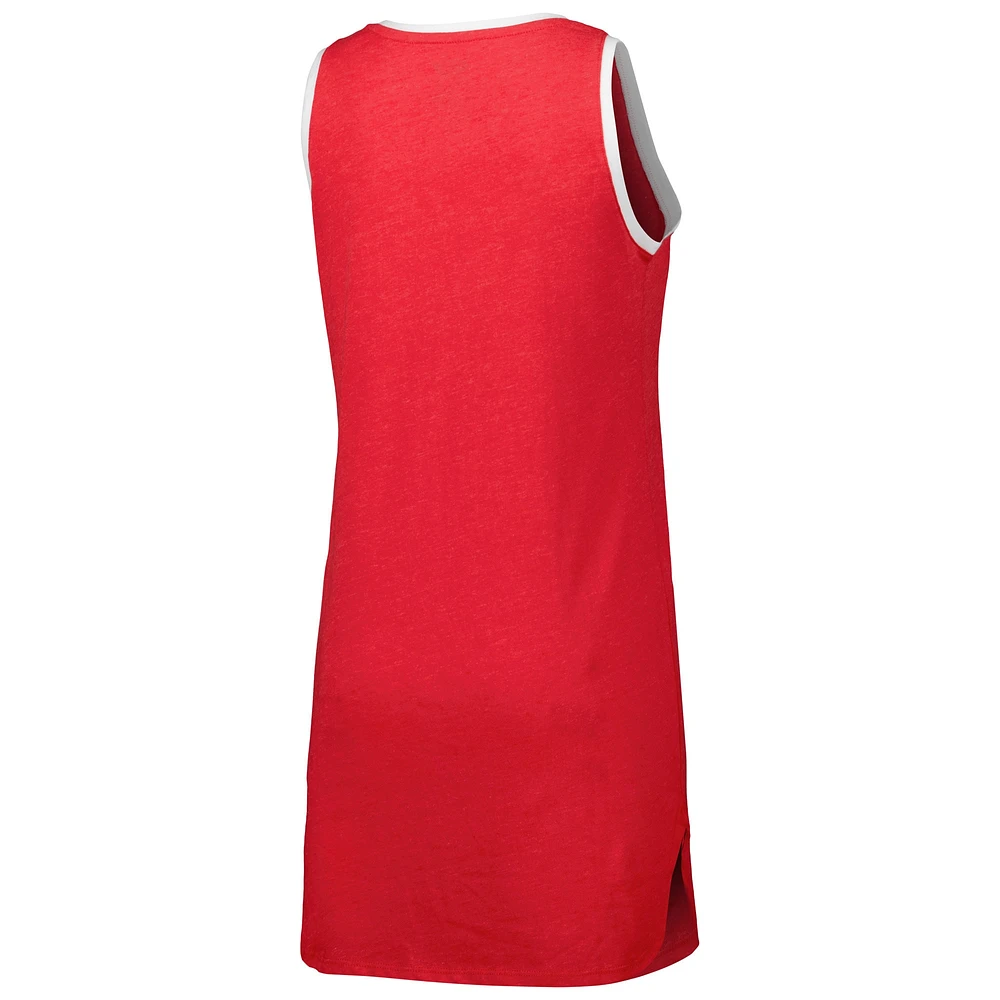 Chemise de nuit pour femme Concepts Sport Georgia Bulldogs Tank rouge