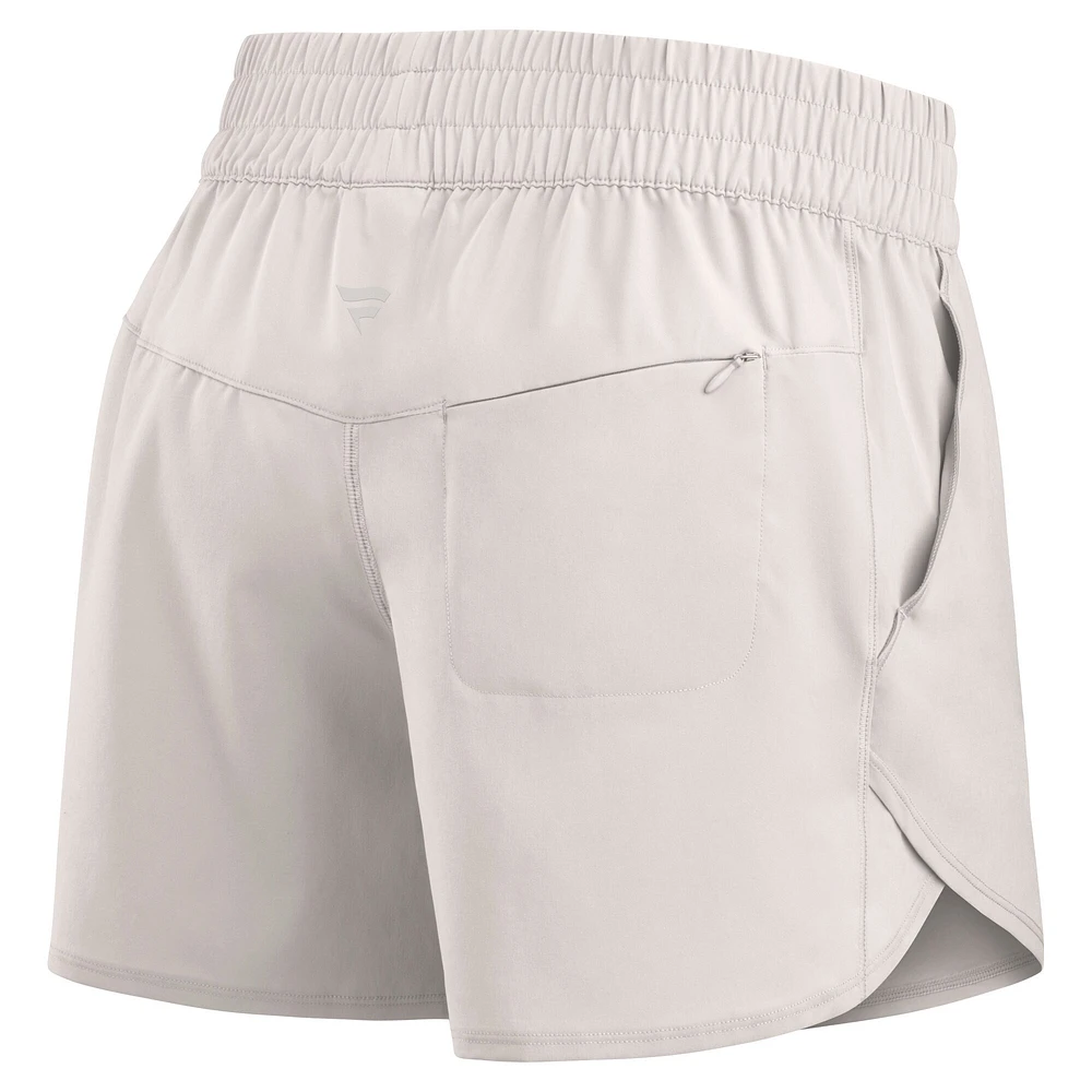 Women's Fanatics White Georgia Bulldogs Studio Woven Vibe Shorts