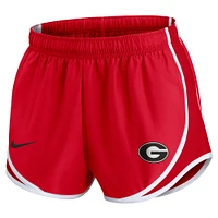 Women's Nike Red Georgia Bulldogs Primetime Tempo Performance Shorts