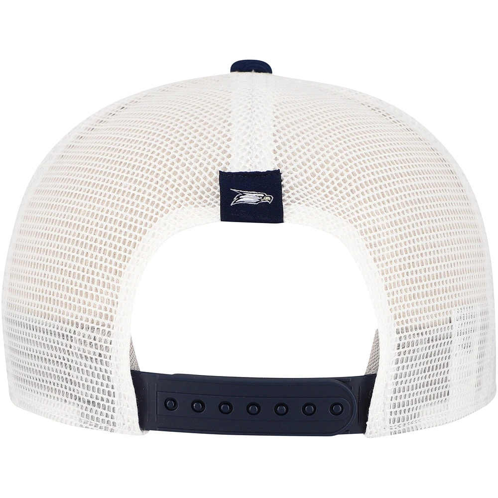 Men's Nike Navy Georgia Southern Eagles 2024/25 Sideline Rise Trucker Adjustable Hat