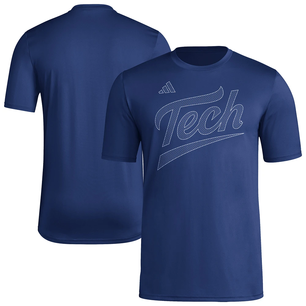 Men's adidas Navy Georgia Tech Yellow Jackets Locker Local Impression T-Shirt