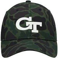 Hommes adidas Camo Georgia Tech Yellow Jackets Military Appreciation Slouch Primegreen Ajustable Chapeau