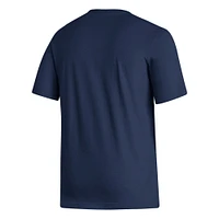 Men's adidas  Navy Georgia Tech Yellow Jackets Head of Class Fresh T-Shirt