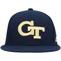 Men's adidas Navy Georgia Tech Yellow Jackets On-Field Baseball Fitted Hat