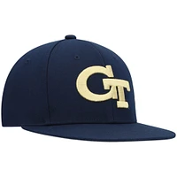 Men's adidas Navy Georgia Tech Yellow Jackets On-Field Baseball Fitted Hat
