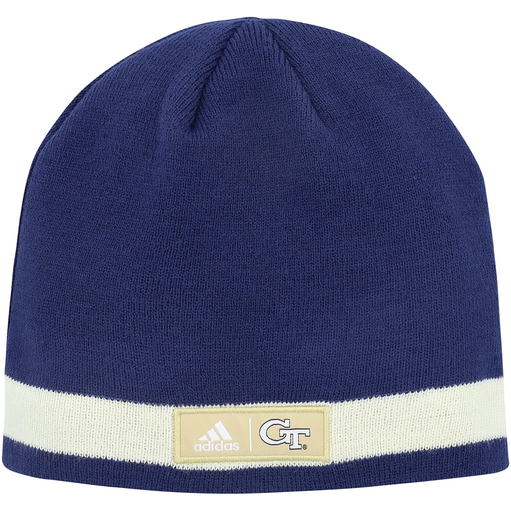 Men's adidas Navy Georgia Tech Yellow Jackets Wordmark Beanie