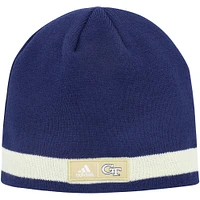Men's adidas Navy Georgia Tech Yellow Jackets Wordmark Beanie