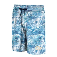 Men's Colosseum Blue Georgia Tech Realtree Aspect Ohana Swim Shorts
