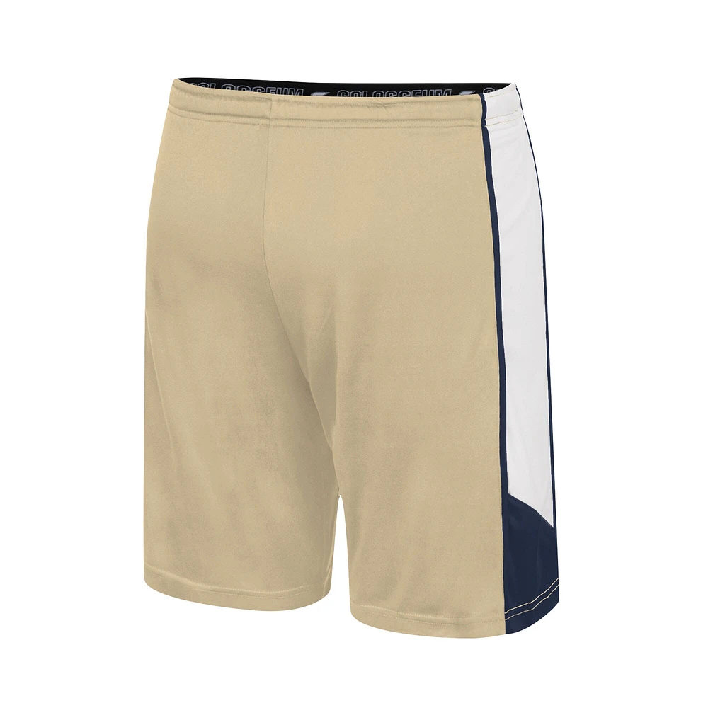 Colosseum Gold Georgia Tech Yellow Vestes Haller Shorts pour hommes